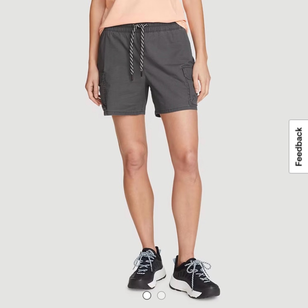 Eddie Bauer Women's Charcoal Cargo Shorts